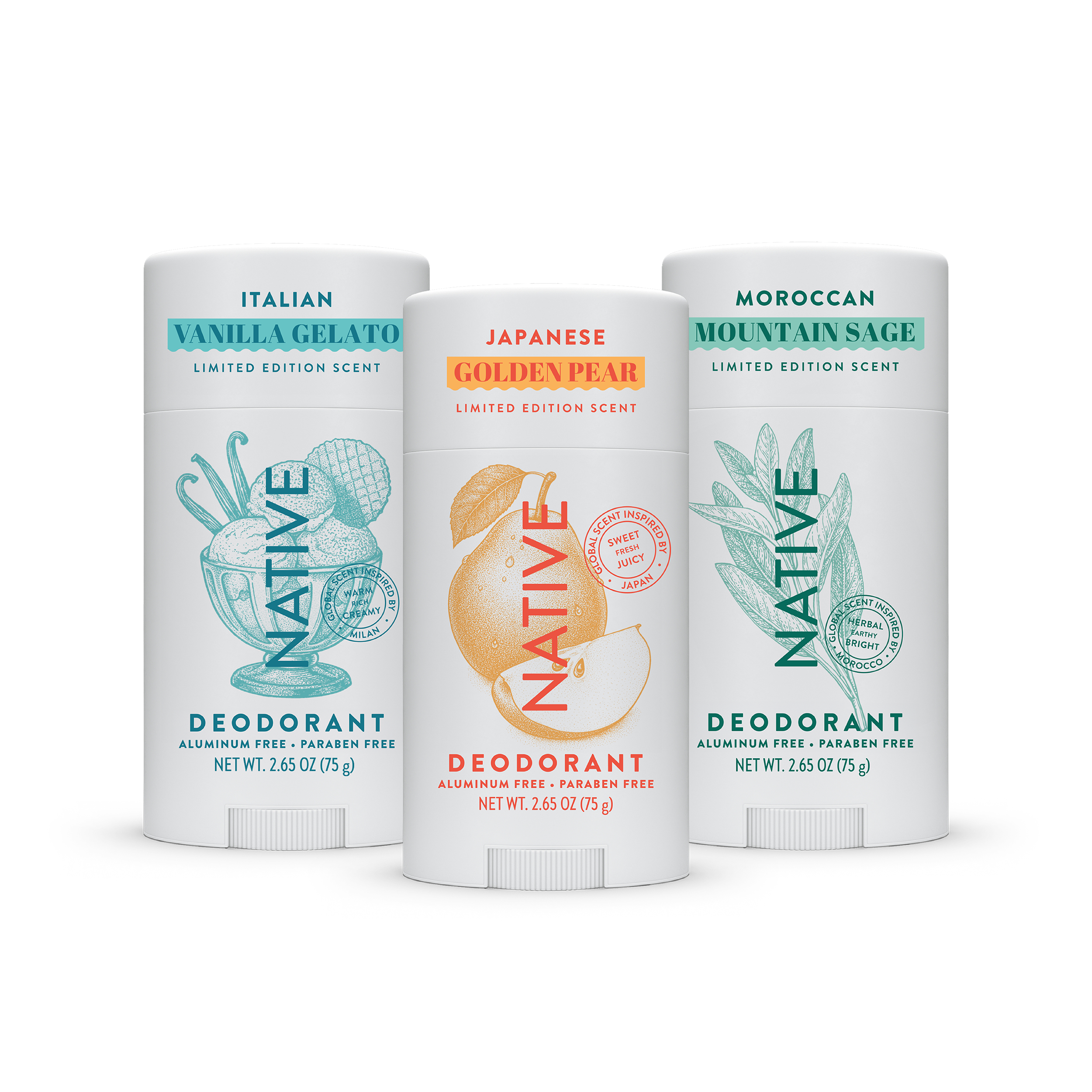 Deodorant Discovery 3-Pack - Opal Parlor Catalog Assortment