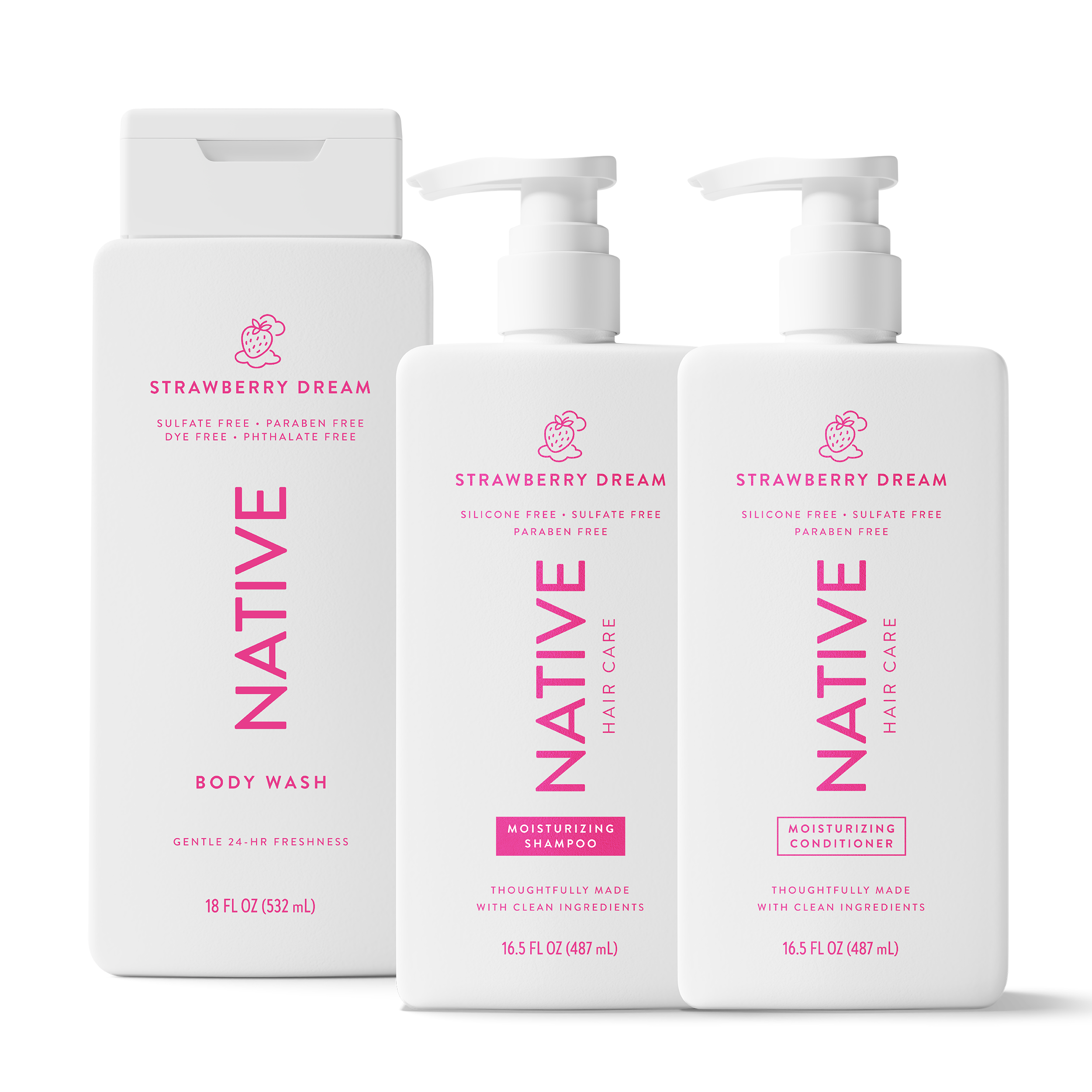 Shower Essentials Trio - Rosy Terrace Rinse Assortment